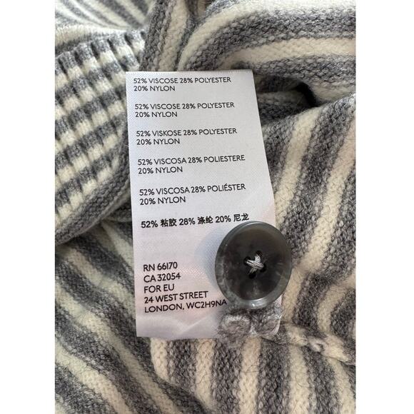 Anthropologie Sweater Stripes Viscose Blend XS Classic Versatile Classic - Picture 10 of 10